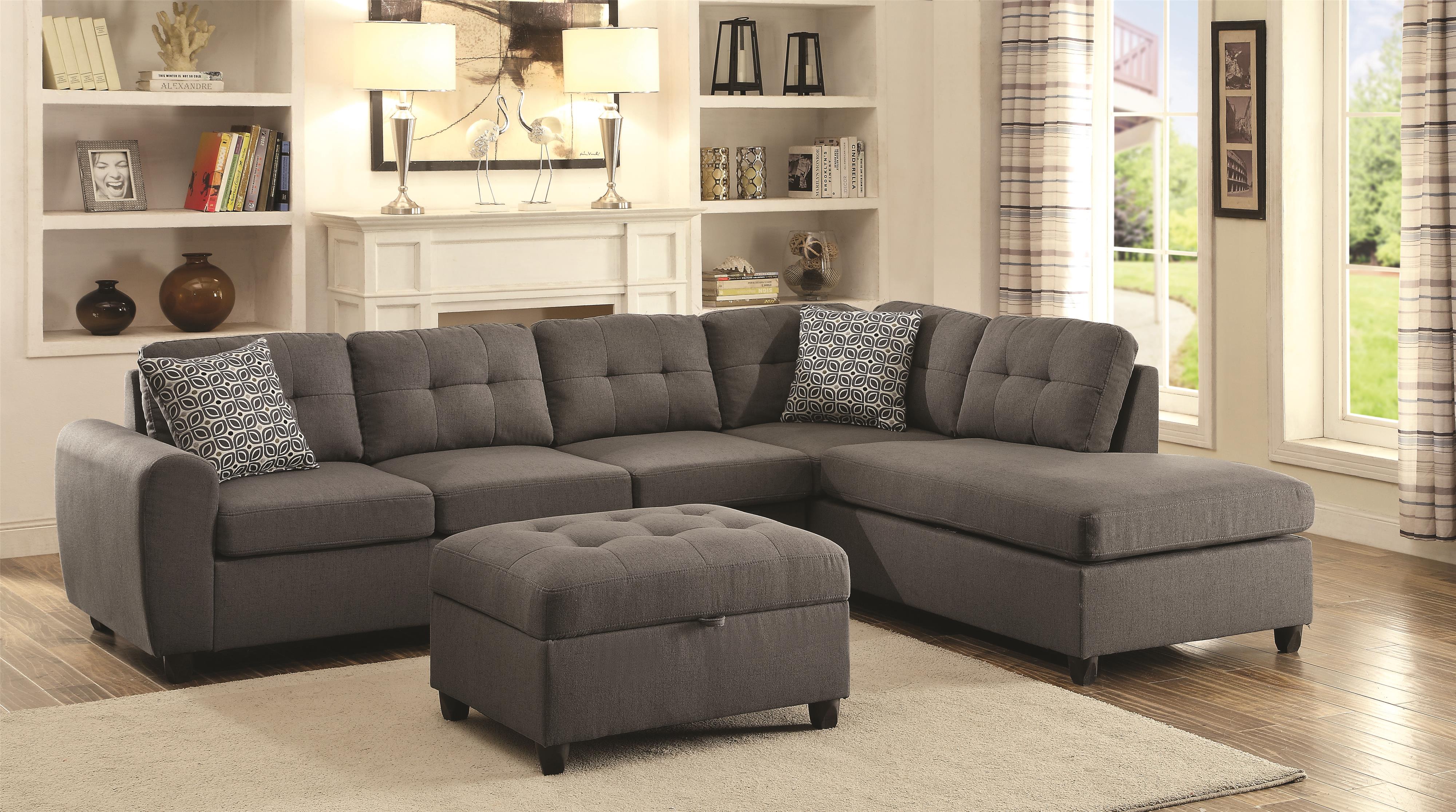 Coaster stonenesse sectional new arrivals